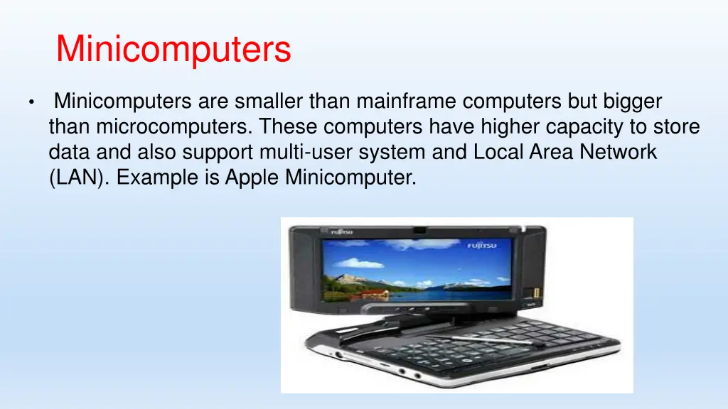 minicomputers