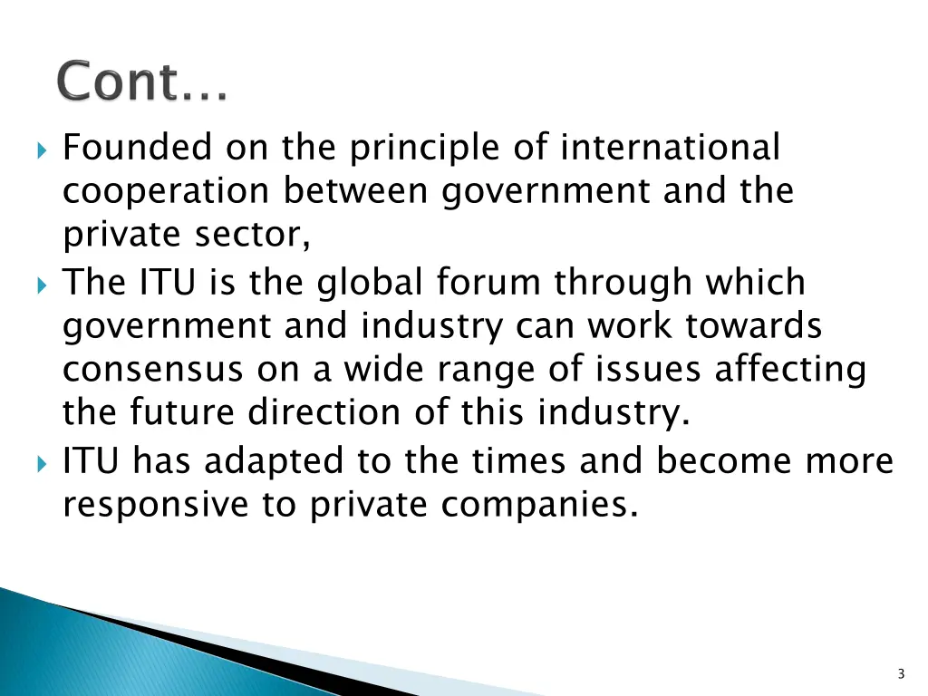 founded on the principle of international