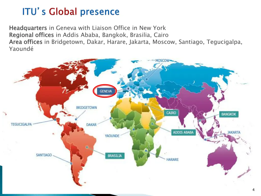 headquarters regional offices area offices yaound