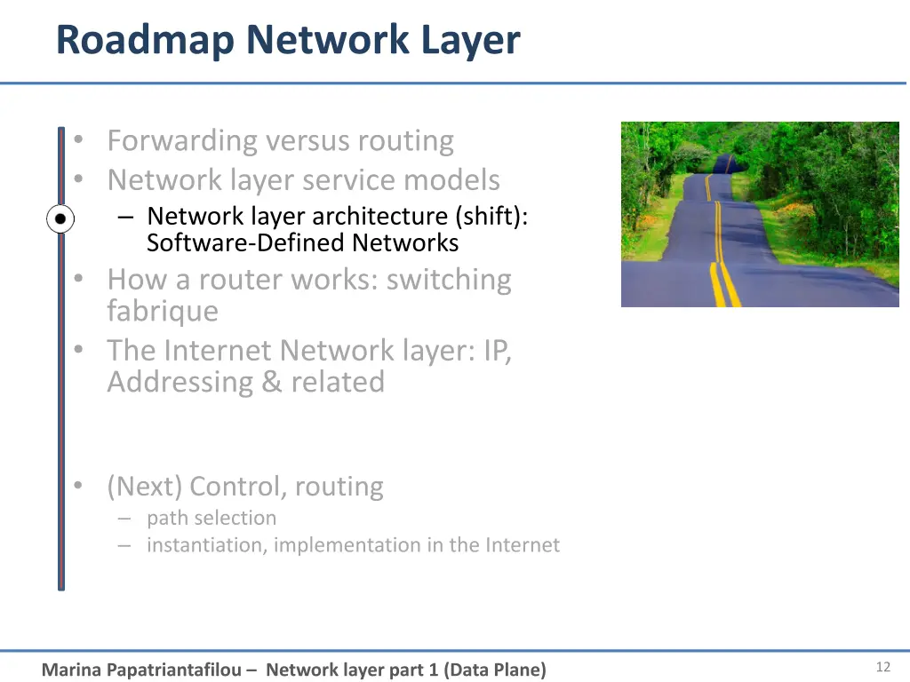 roadmap network layer 1