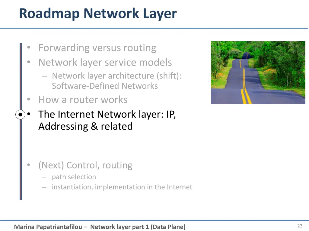 roadmap network layer 3