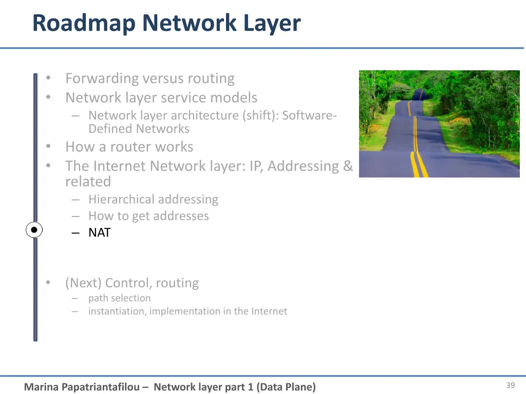 roadmap network layer 6