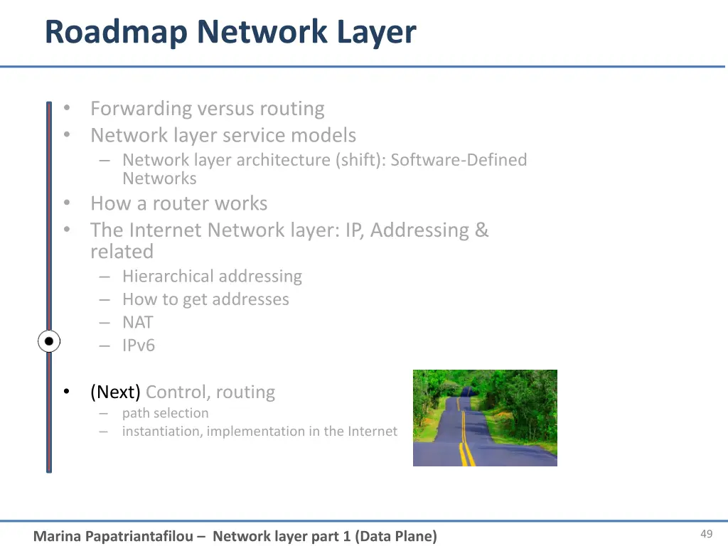 roadmap network layer 8