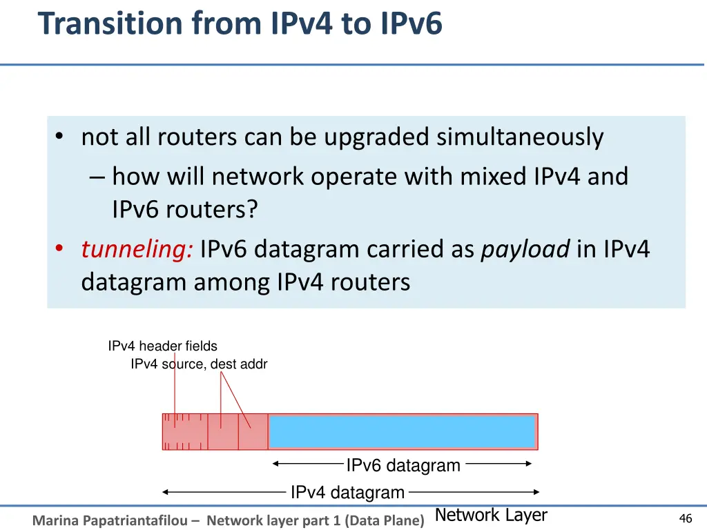 transition from ipv4 to ipv6