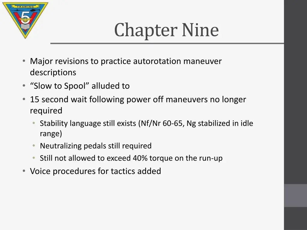 chapter nine