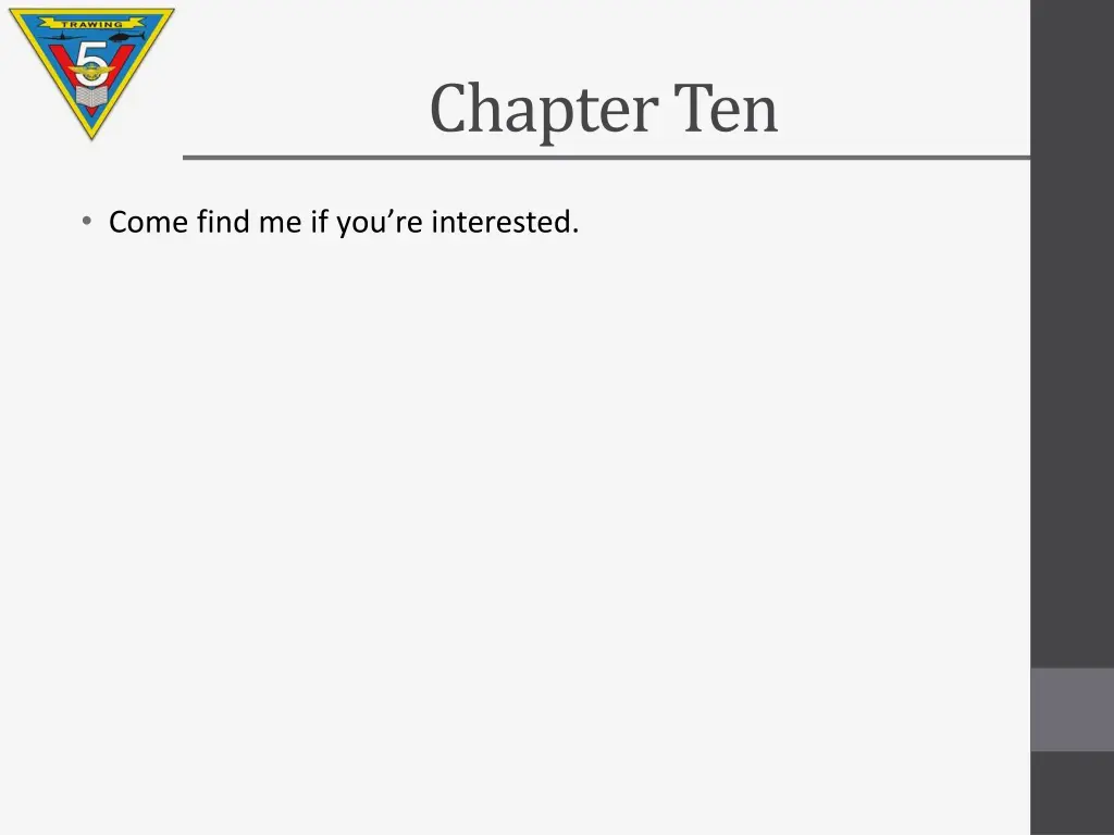 chapter ten