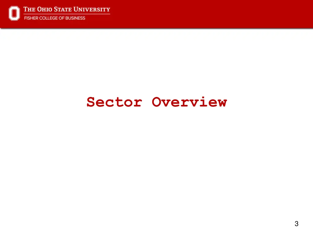 sector overview