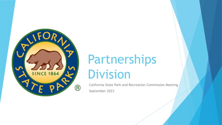 partnerships division california state park