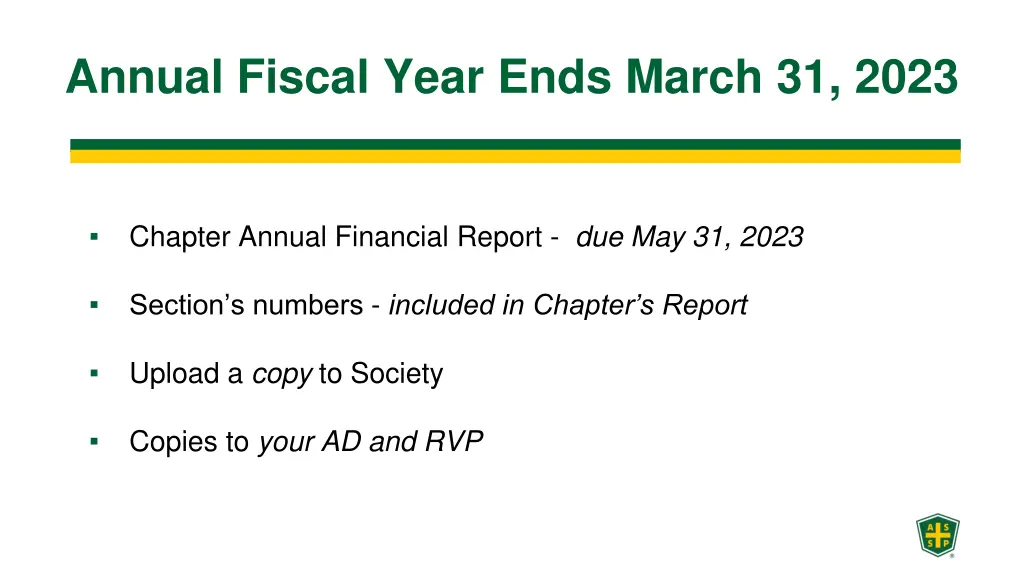 annual fiscal year ends march 31 2023