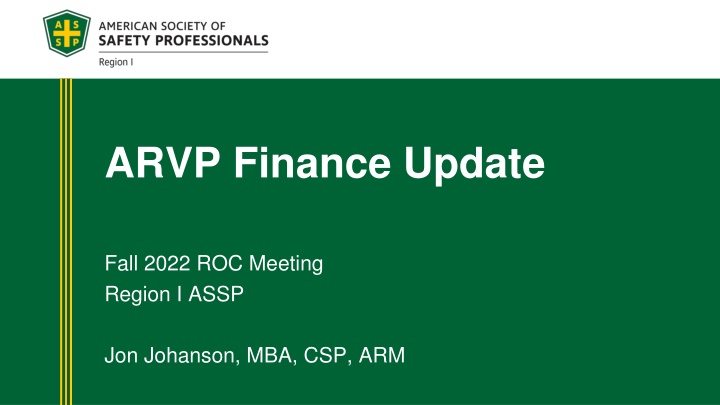 arvp finance update
