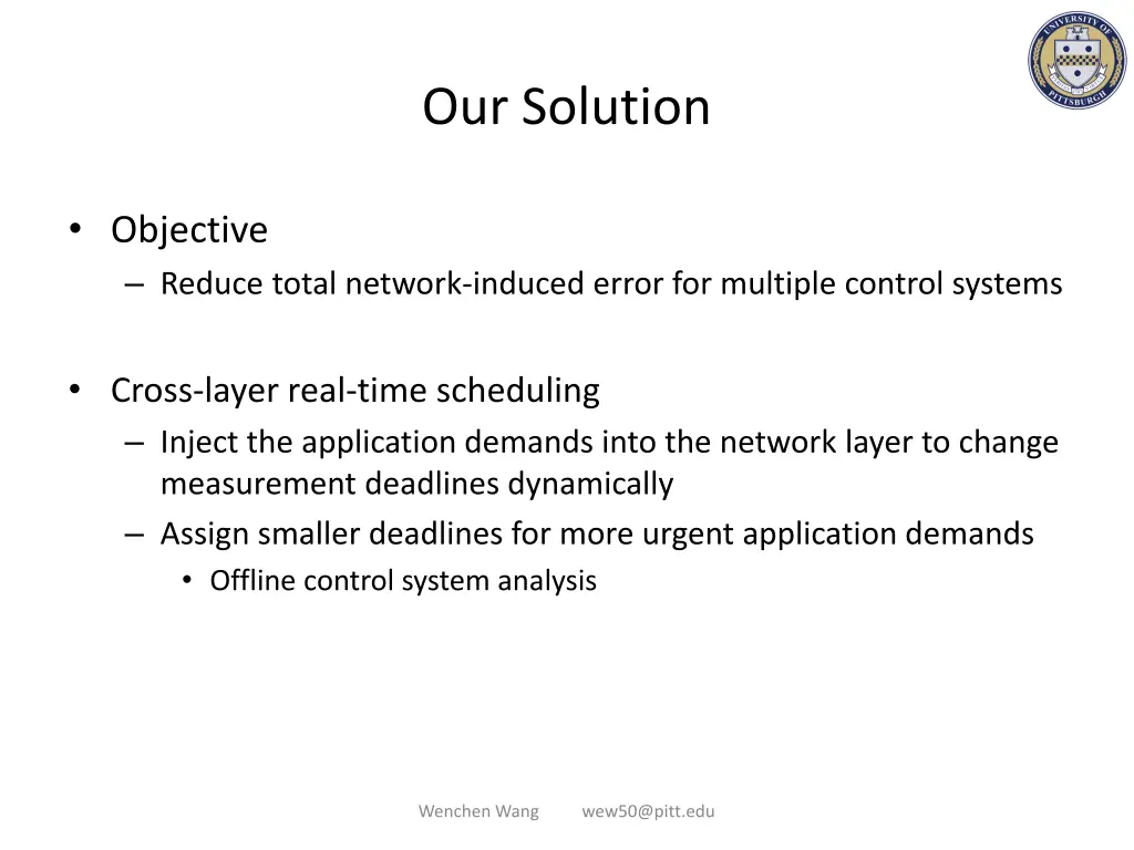 our solution