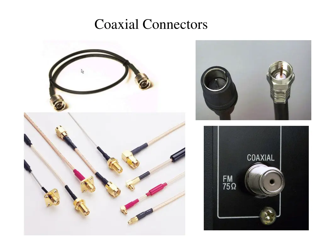 coaxial connectors