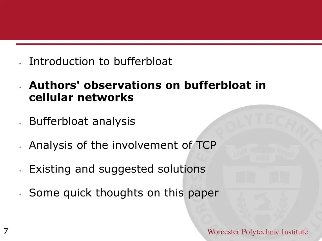 introduction to bufferbloat 1