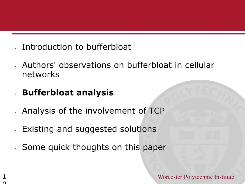 introduction to bufferbloat 2