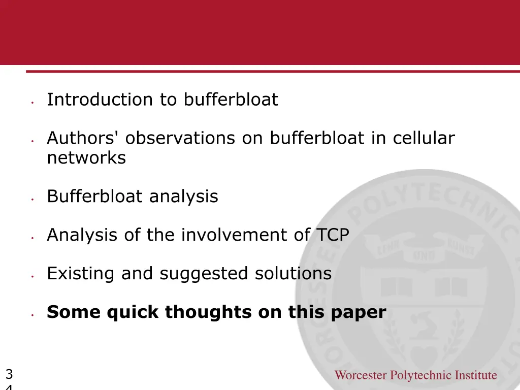 introduction to bufferbloat 5