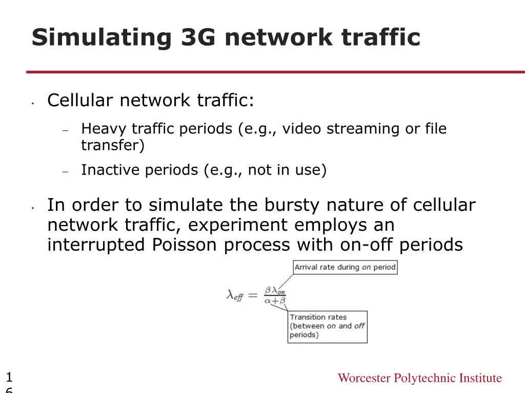 simulating 3g network traffic