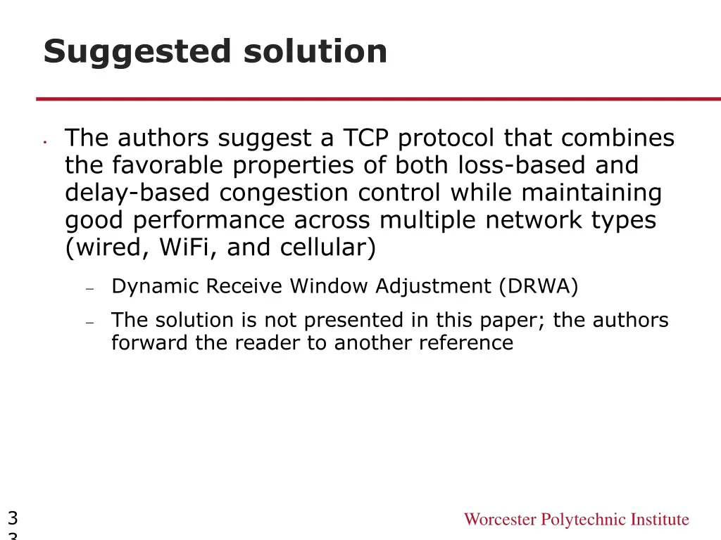 suggested solution 1