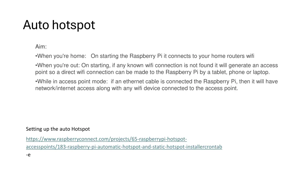 auto hotspot
