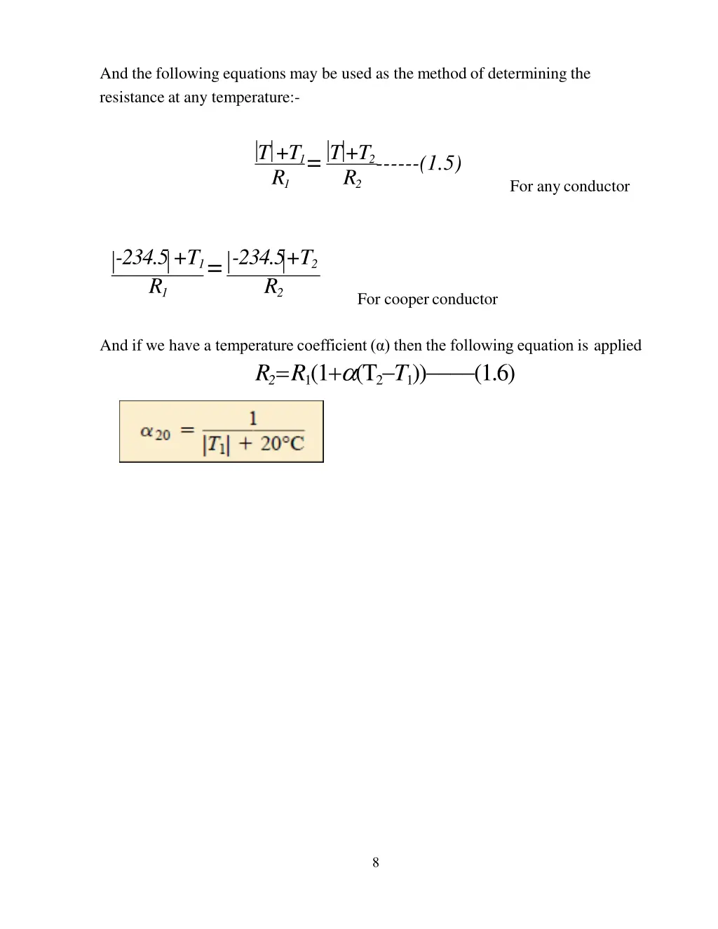and the following equations may be used