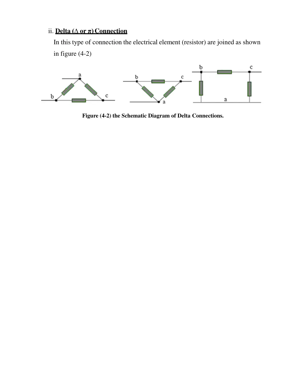 ii delta or connection