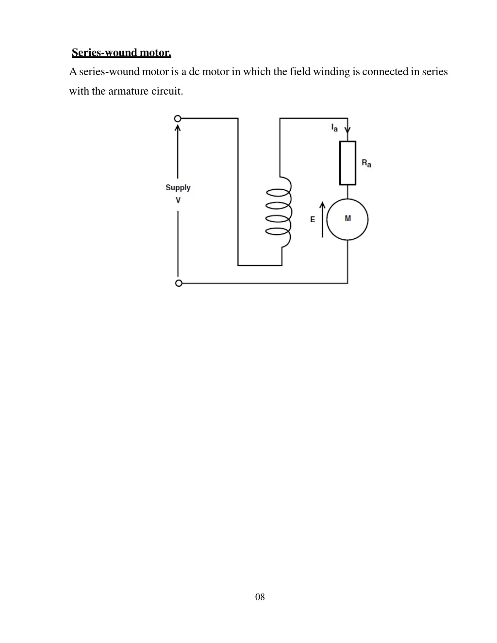 series wound motor