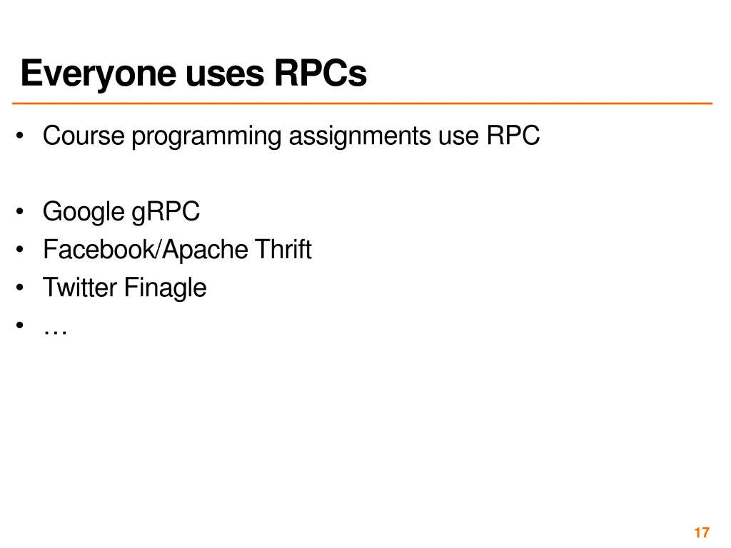 everyone uses rpcs