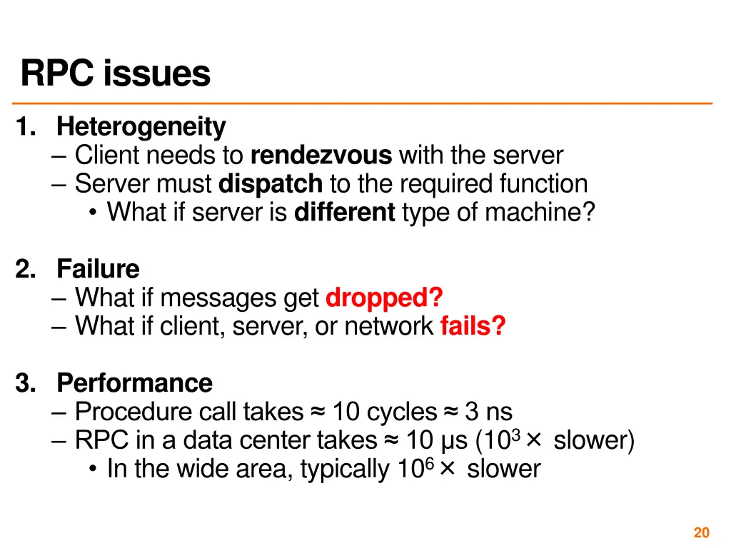 rpc issues