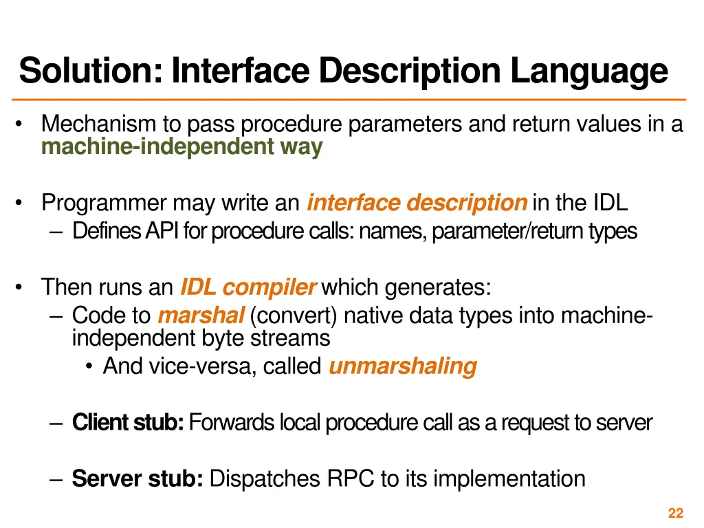 solution interface description language
