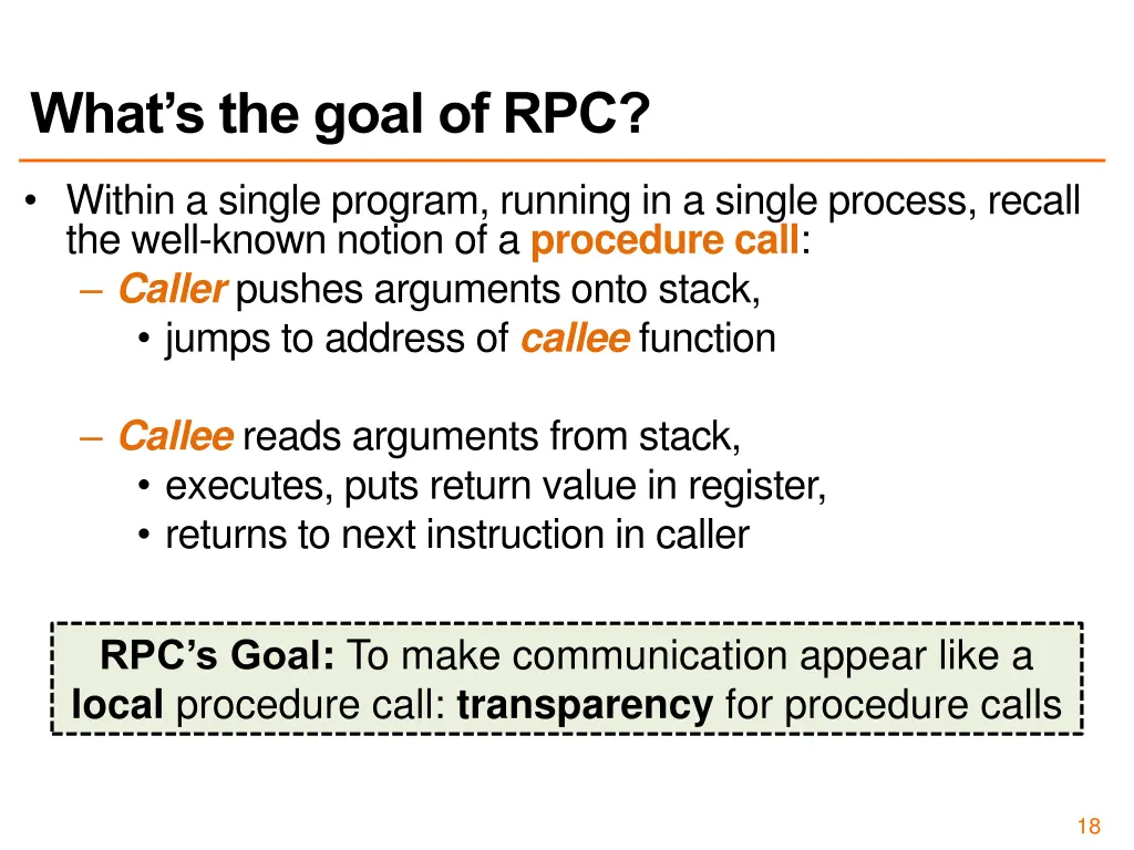 what s the goal of rpc