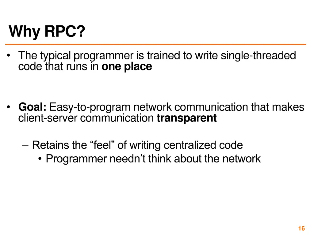 why rpc