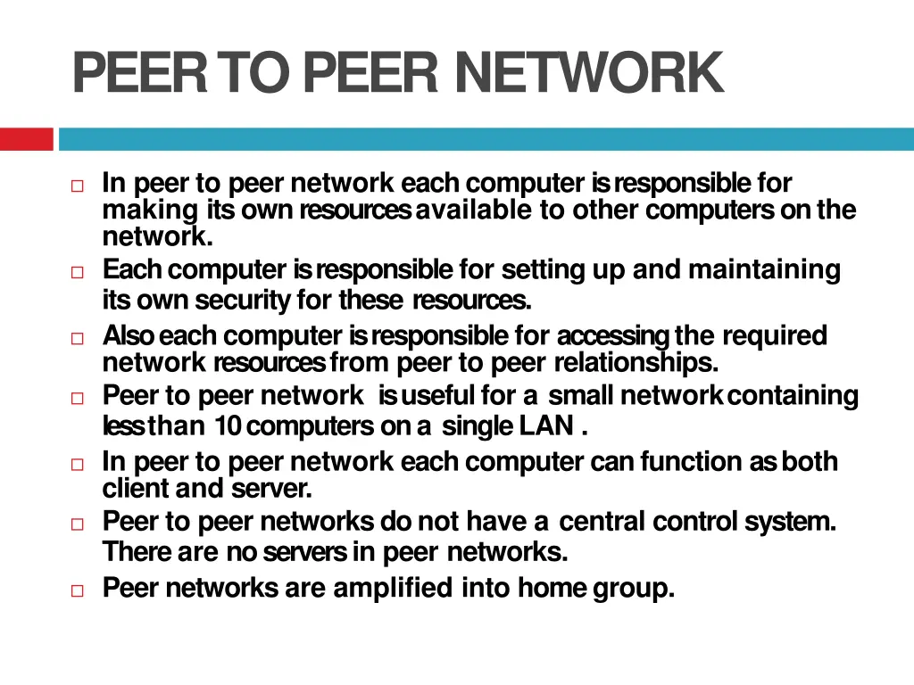 peer to peer network