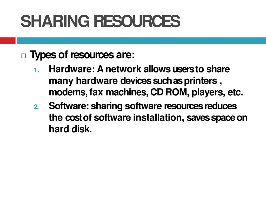 sharingresources