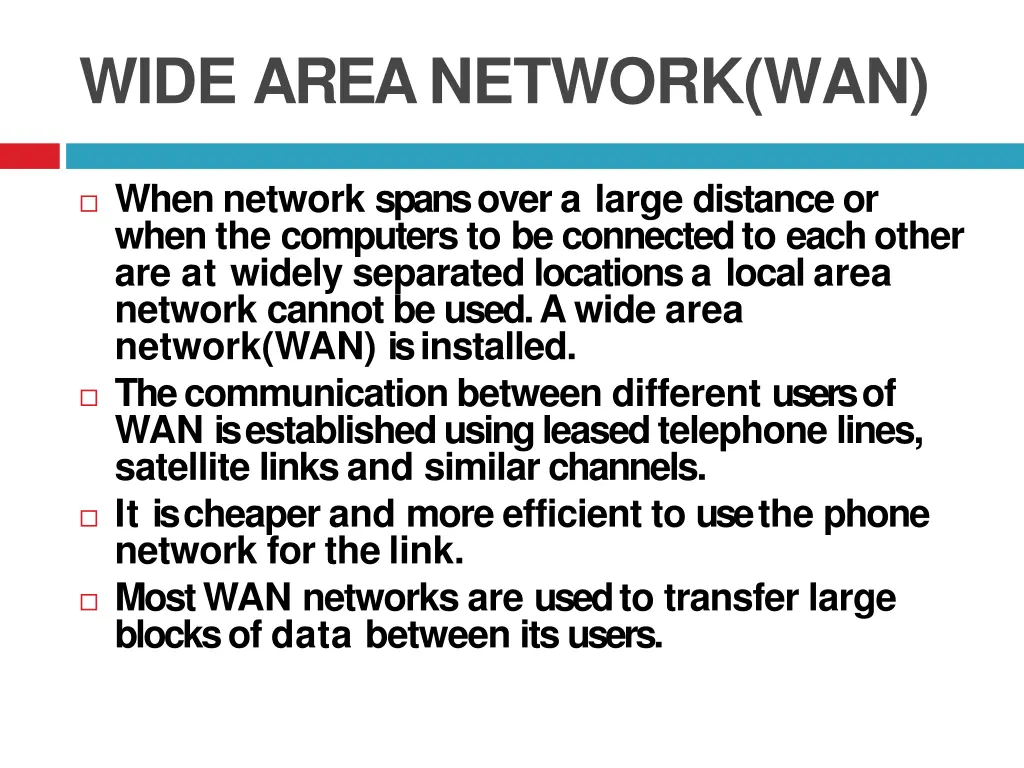 wide areanetwork wan