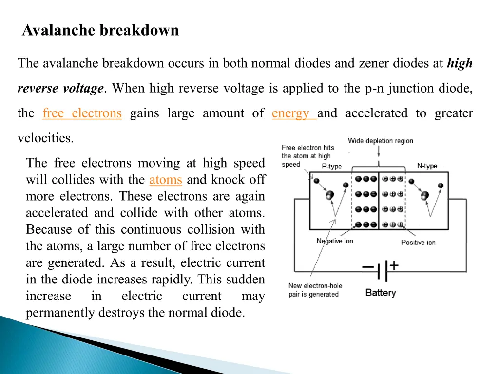 avalanche breakdown