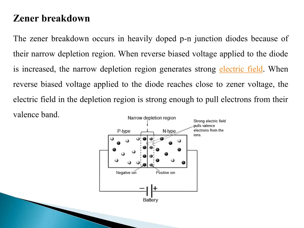 zener breakdown