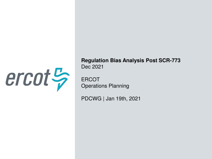 regulation bias analysis post scr 773 dec 2021