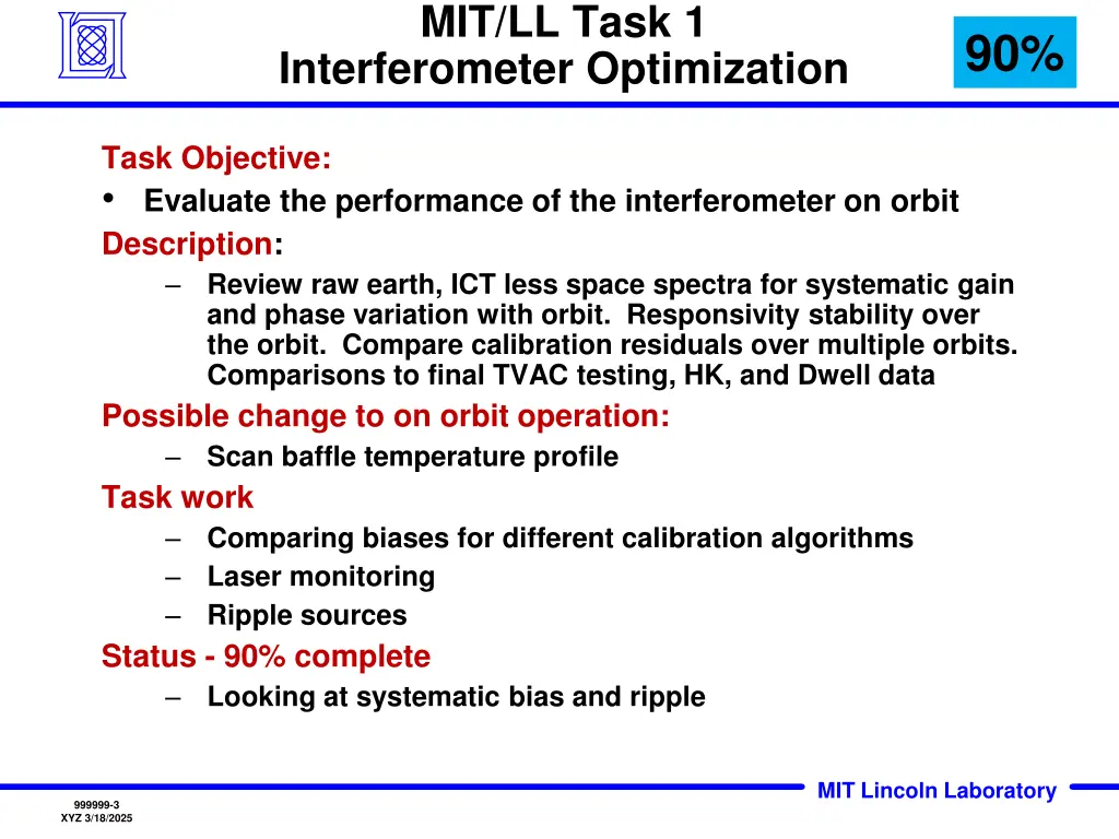 mit ll task 1 interferometer optimization