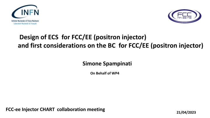 design of ecs for fcc ee positron injector