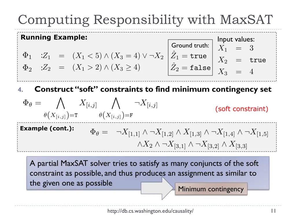 computing responsibility with maxsat