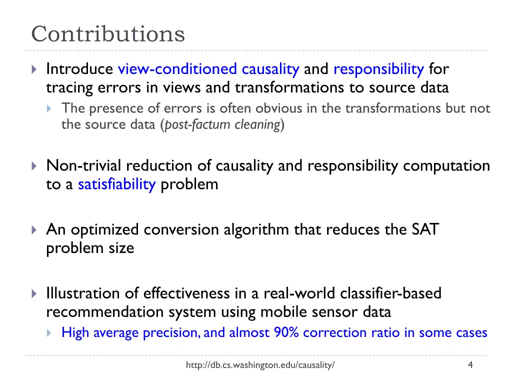 contributions