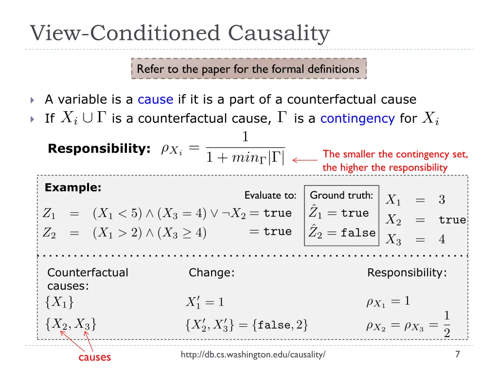 view conditioned causality 1