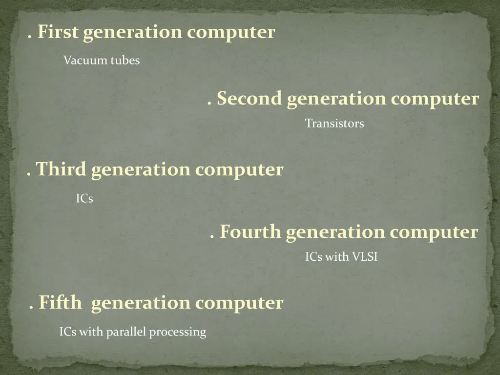 first generation computer 1