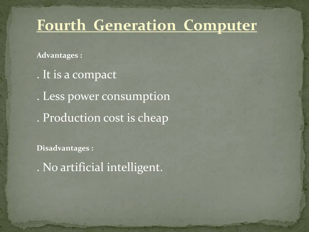 fourth generation computer