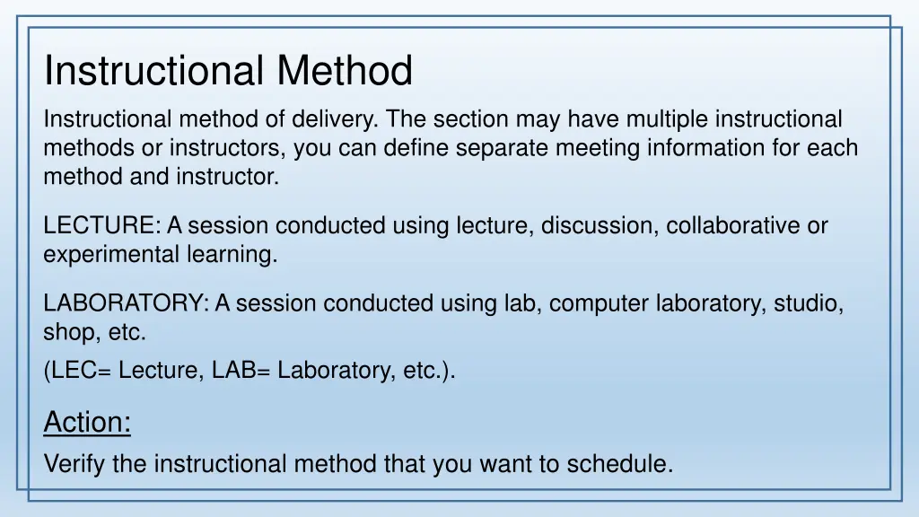 instructional method instructional method