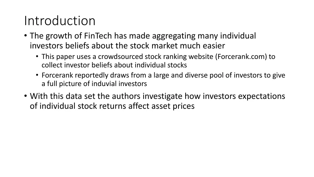 introduction the growth of fintech has made