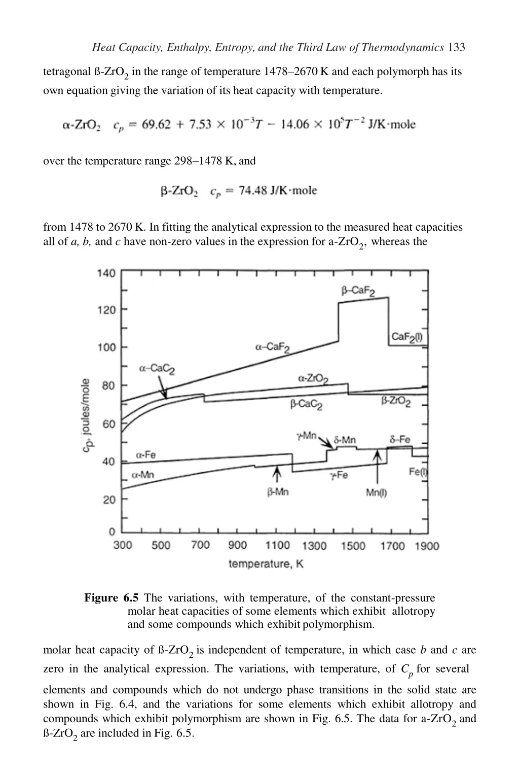 heat capacity enthalpy entropy and the third 3
