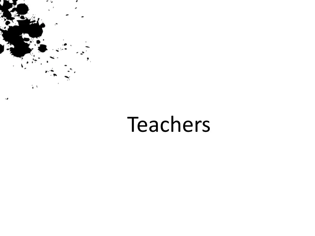 teachers