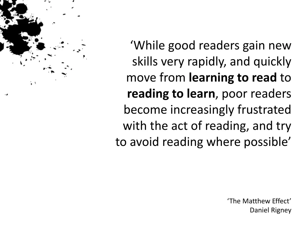 while good readers gain new skills very rapidly