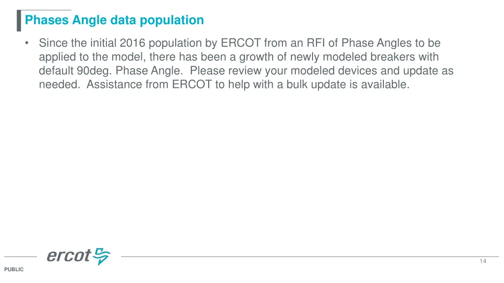 phases angle data population