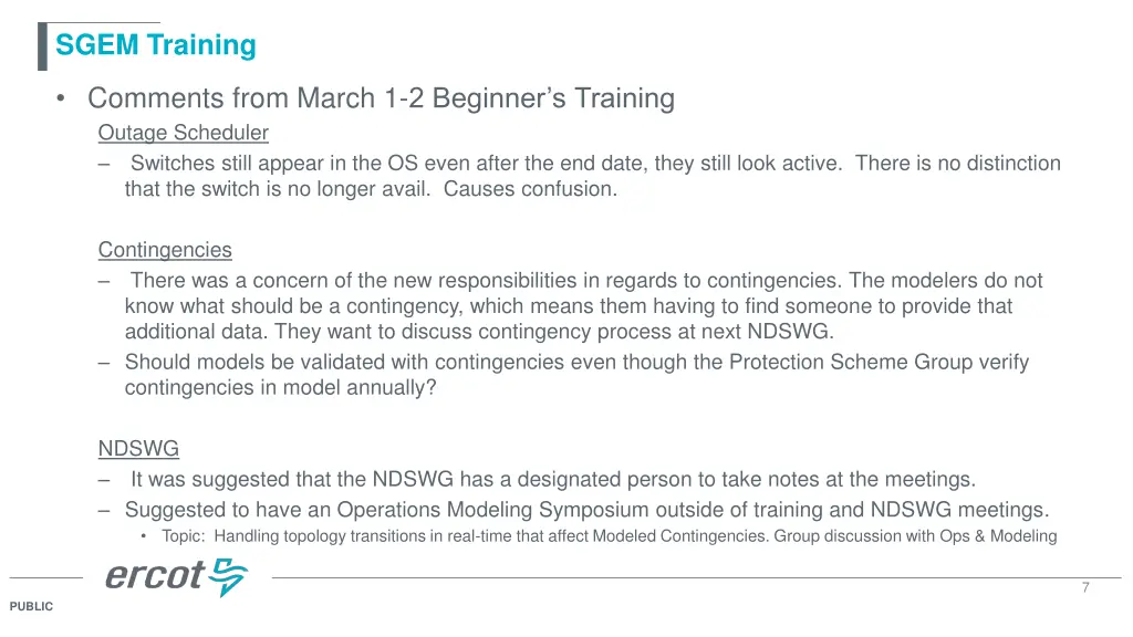 sgem training 2